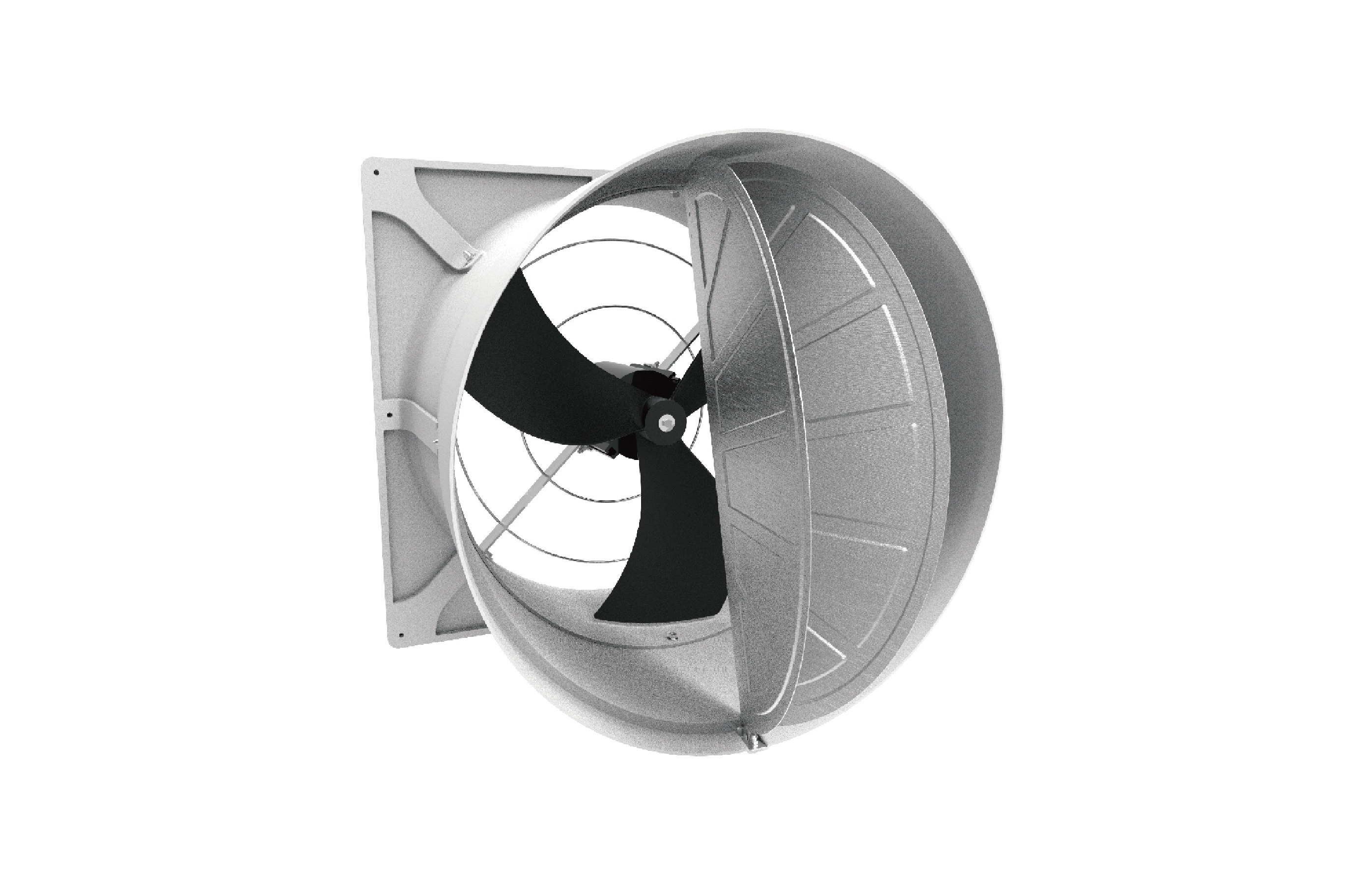 High negative pressure fan