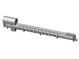 Manure screw conveyor