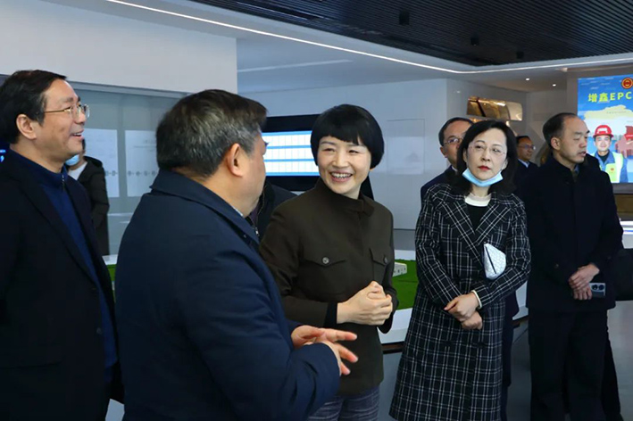 Xiaoqing Lu,  Vice governor of Jiangxi Province visited Zengxin Technology